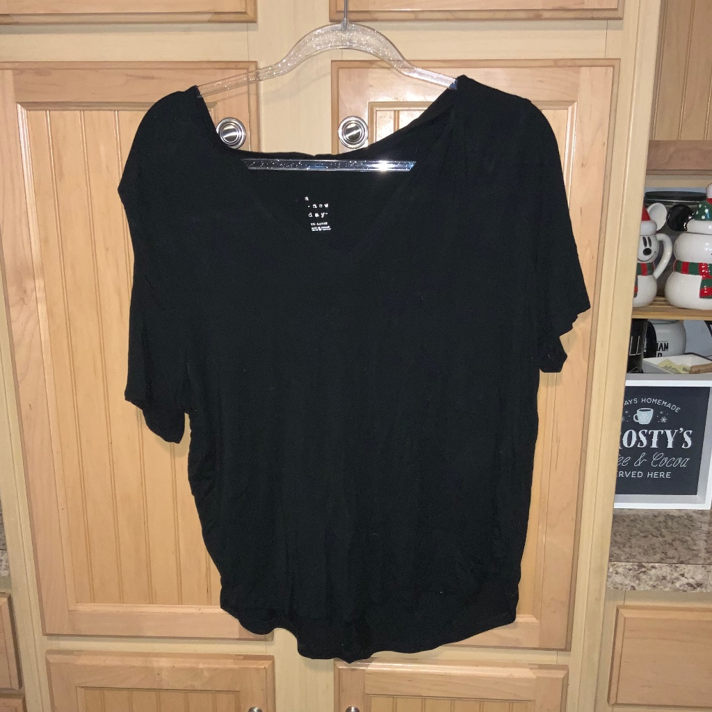 Womens Black A New Day Top Preowned Size Xxl Womens Black A New Day Top Preowned Size Xxl
